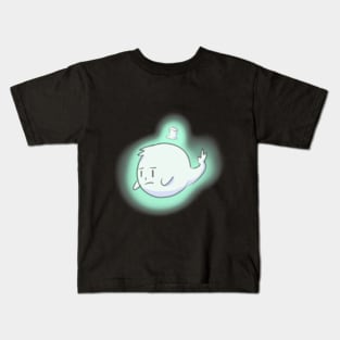 Sad ghost Kids T-Shirt